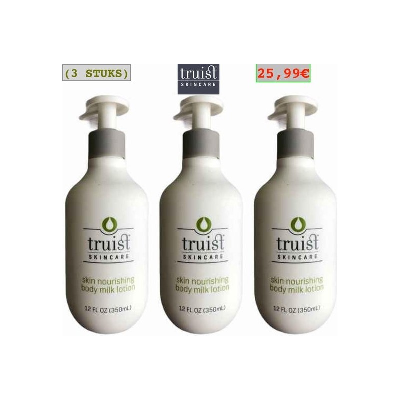 Truist Skincare Skin Nourishing Body Milk Lotion  350 ml  (3 Pièces)