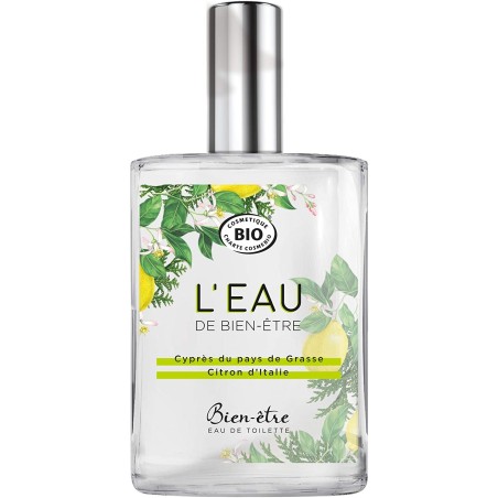 Bien-être Bio Eau De Toilette Citron D'Italie Et Cyprès Du Pays De Grasse 75 Ml