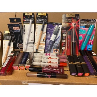 Assortiment( L'oreal& Maybelline) Carton en gros deux  150 pc  A 1,50 €