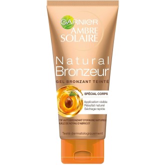 Garnier Ambre Solaire Natural Bronzer Gel Bronzant Teinté Corps 150 mL(Packs de 3)