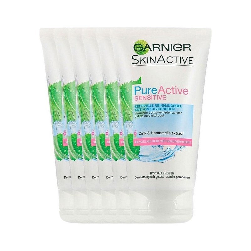 6 X Garnier  SkinActive Pure Active Sensitive Hydratant Apaisant Anti-Imperfections  (Packs de 6)