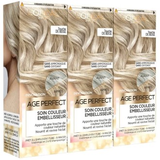 L'Oréal Paris Age Perfect Soin Couleur Embellisseur Touche de Beige 80 ml (Packs de 6)