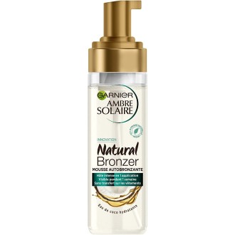 Garnier Ambre Solaire - Natural Bronzer Mousse Bronzante Corps et Visage 200 mL (Packs de 6)