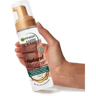 Garnier Ambre Solaire - Natural Bronzer Mousse Bronzante Corps et Visage 200 mL (Packs de 6)