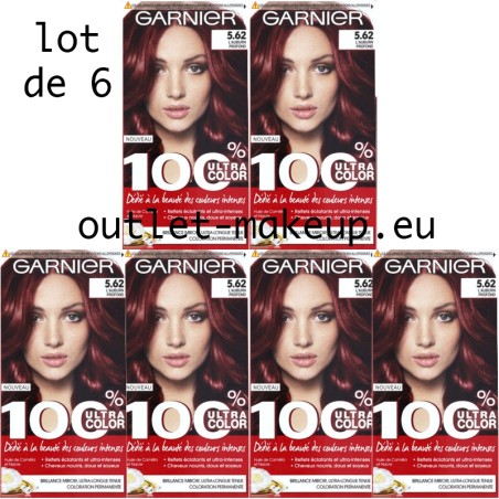 Garnier 100 pourcent ultra color 5.62 L'Auburn Profond -(lot de 6)