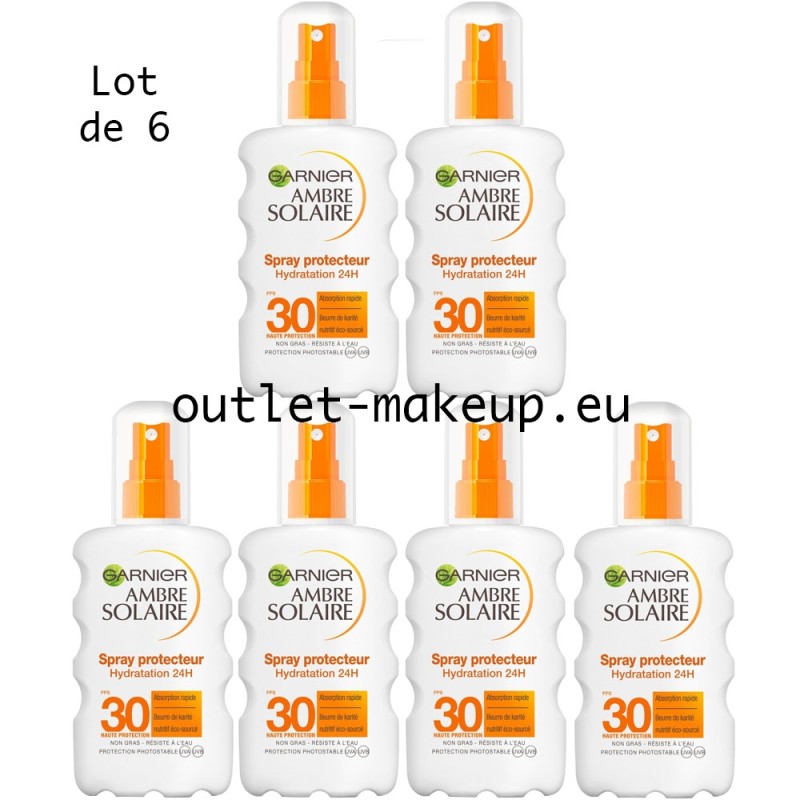 Garnier Vaporisateur Garnier Ambre Solaire SPF30 (200ml) (lots de 6)