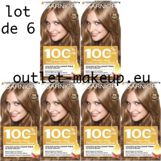 Garnier 100% Ultra Blond ACCESS Coloration Permanente 7.0 Le Blond Foncé (Packs de 6)