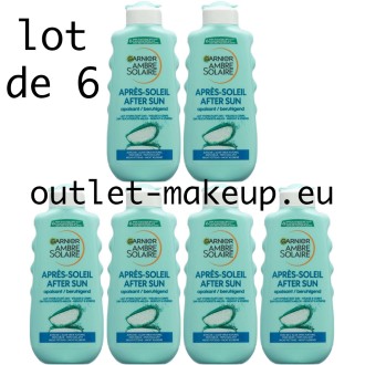 Garnier Lait hydratant apaisant après soleil Ambre Solaire 200 ml (Packs de 6)