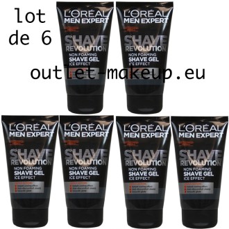 L'Oréal Paris Men Expert Revolution Glide Gel de rasage 150 ml ( Packs de 6)