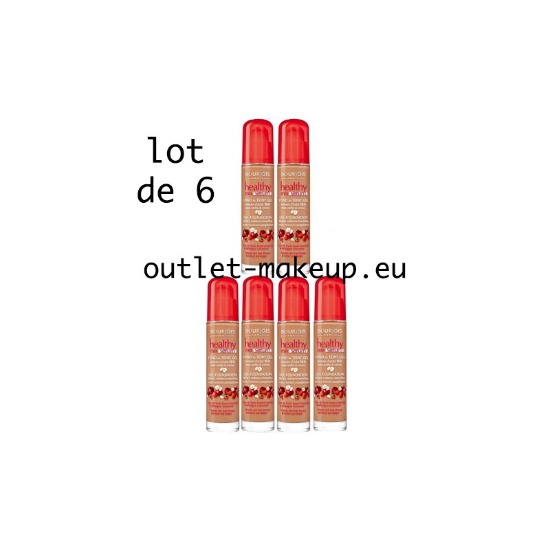 Bourjois - Healthy Mix Sérum Fond de teint n°58 Hâle foncé - 30ml (Packs de 6)