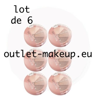 Bourjois Nude Smoky Trio - Ombre à paupières- rose boudoir (Packs de 6)