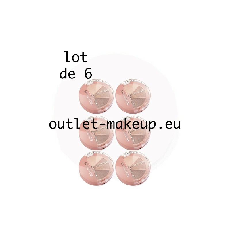 Bourjois Nude Smoky Trio - Ombre à paupières- rose boudoir (Packs de 6)