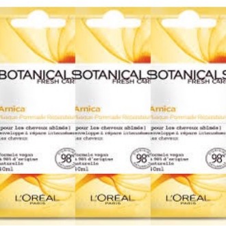 L'Oréal  Botanicals Arnica Masque Pommade Réparateur pour Cheveux Abîmés (6X40 ml)