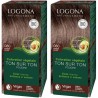 2x Logona Soin Colorant Végétal 080 chêne doré (Lot de 2)