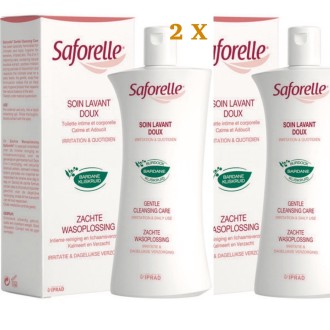 Saforelle : Soin lavant doux Corps et Usage Intime 500 ml (lot de 2)