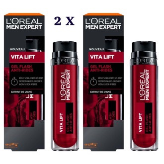 L'Oréal Men Expert Vita Lift Gel Flash Anti-Rides 50ml (lot de 2)