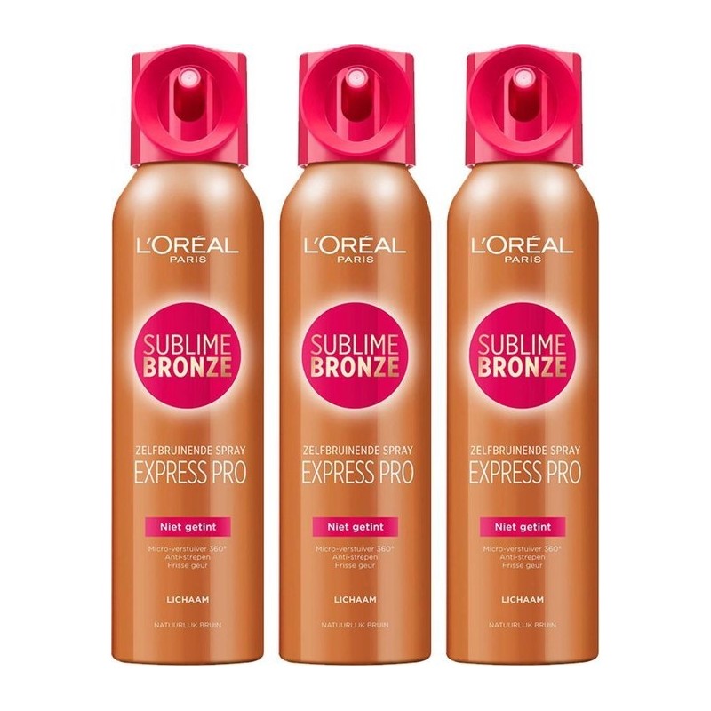 L'OREAL Sublime Bronze Express Pro Autobronzant (lot de 2)