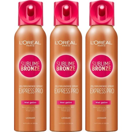 L'OREAL Sublime Bronze Express Pro Autobronzant (lot de 2)