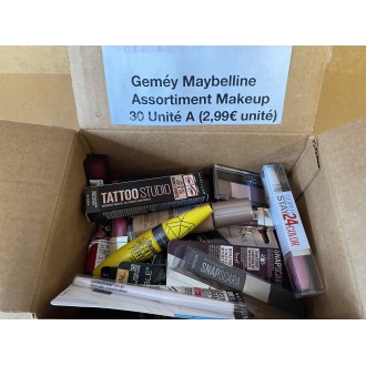 Gemey Maybelline Carton Mixte de 30 Unité A( 2,99€ unité)