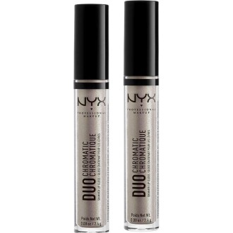 NYX PROFESSIONAL MAKEUP Duo Chromatic Lip Gloss Lucid (2 PIÈCES)