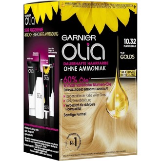Garnier Olia (Lot de 6 )colorations capillaires permanentes sans ammoniaque 10.32 or platine (Blond)