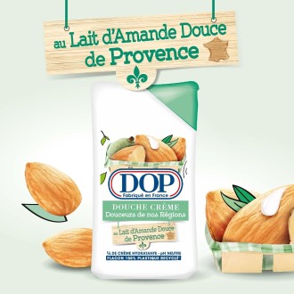DOP Gel Douche Crème au Lait d'Amande Douce de Provence, 250ml  (Packe de 2)