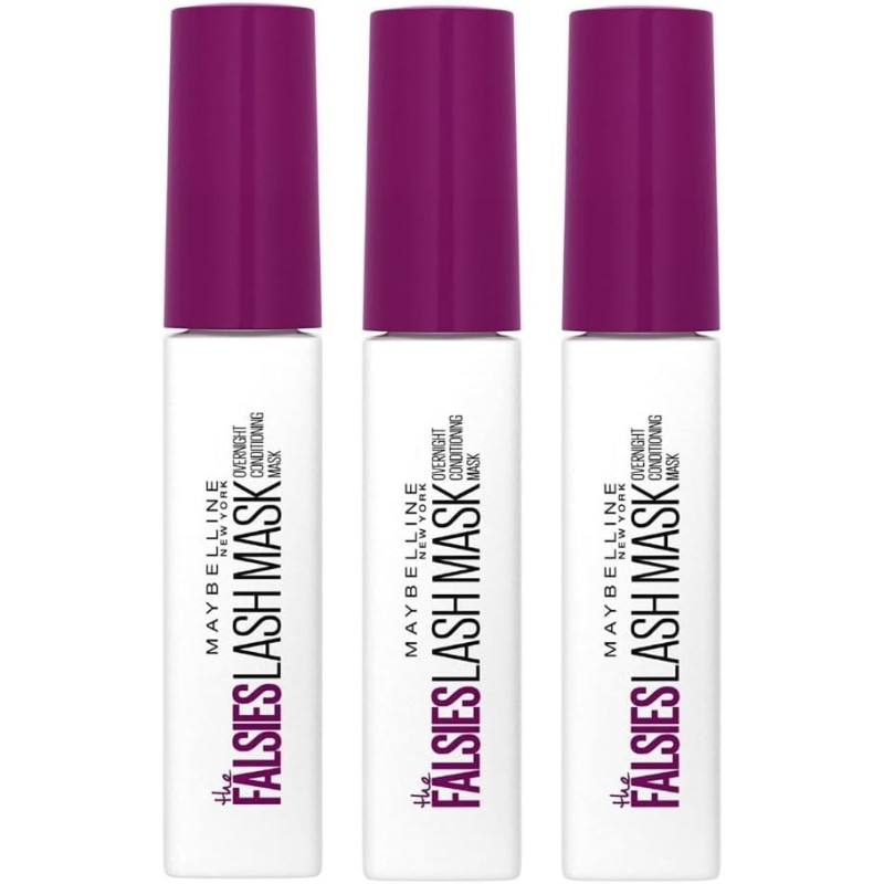 Maybelline The Falsies Lot de 3 masques revitalisants pour la nuit 10 ml