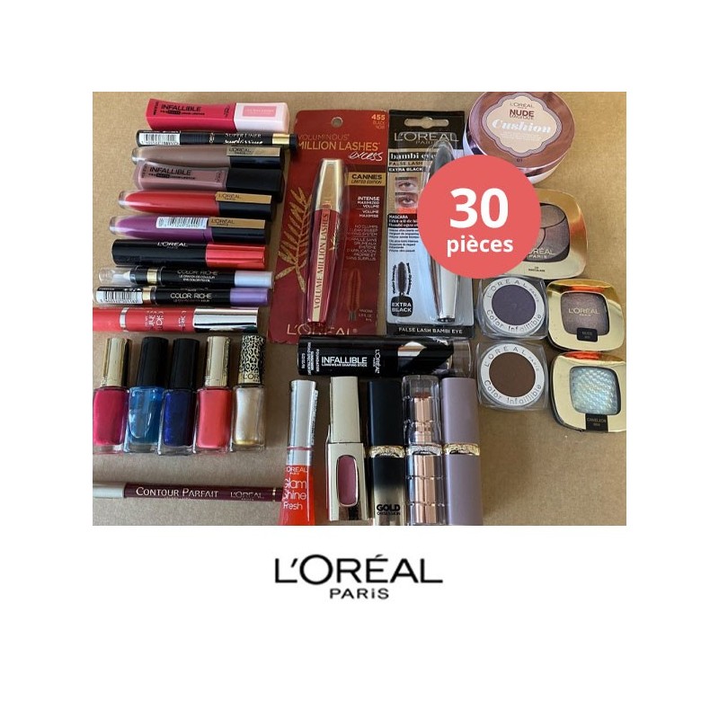 L'oreal Paris Carton Mixte de 30 Unité A( 2,50€ unité)