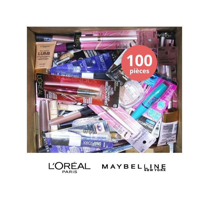 L'oreal & Maybelline - 100 pièces