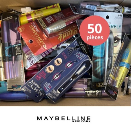 L'oreal Maybelline Carton assortiment Mascara (50 pièces )