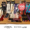 Assortiment( L'oreal& Maybelline) Carton en gros 100pc