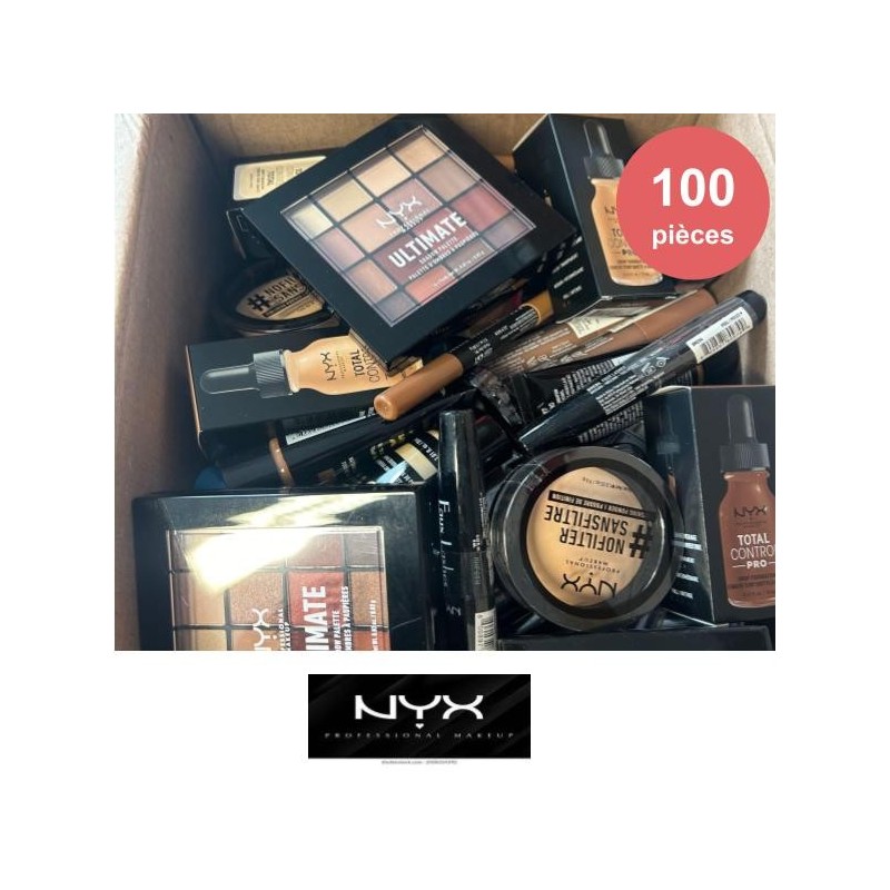 NYX Professional Makeup carton de 100 pc( très belle assortiment)