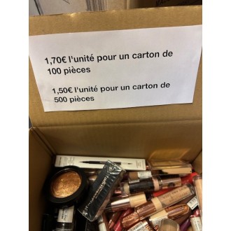 Makeup révolution Lots revendeur 500 unités A 1,50€ HT