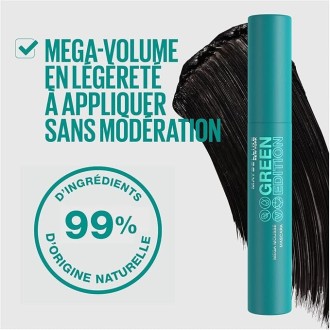 Maybelline Green Edition Mega Mousse Mascara (lot de 6)
