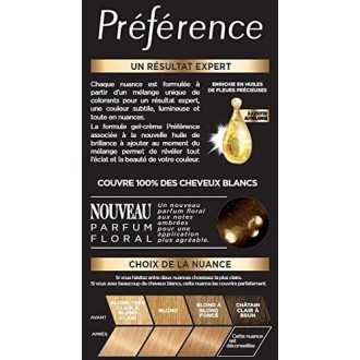 L'Oréal préférence coloration Cannes (8.3)  Blond Clair Doré (Lot de 6