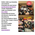 L\'oreal ,NYX, Revolution,Carton de 500 pcs A 0,99€ HT !!