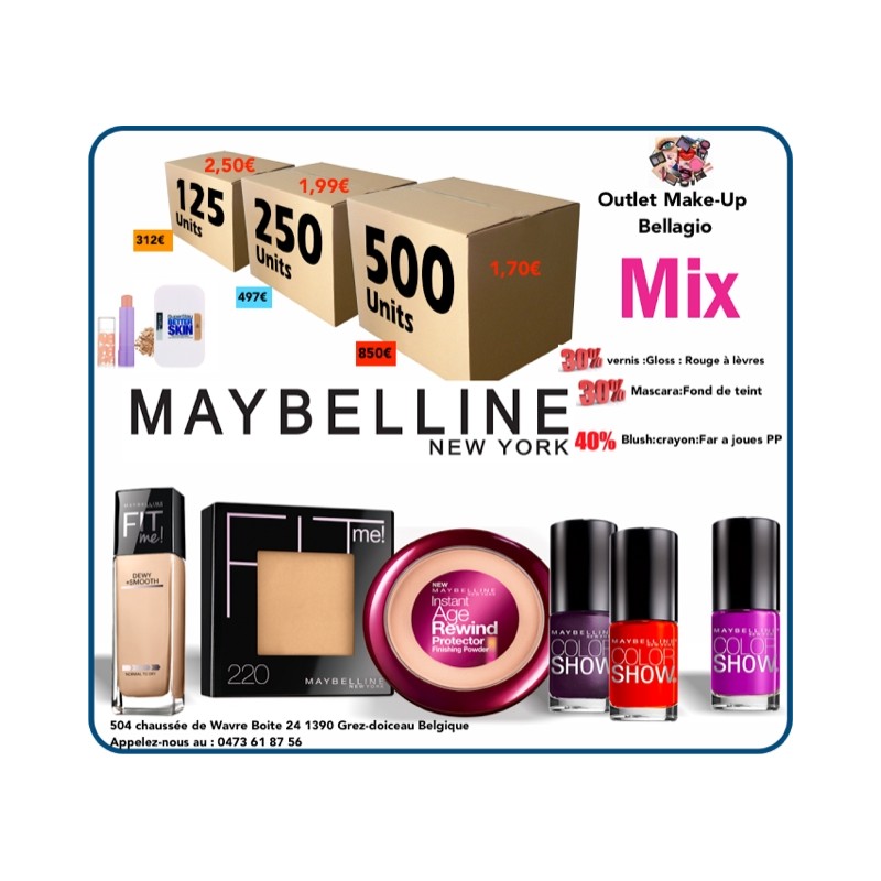 l'oreal & maybelline Mixt de 500 Pc