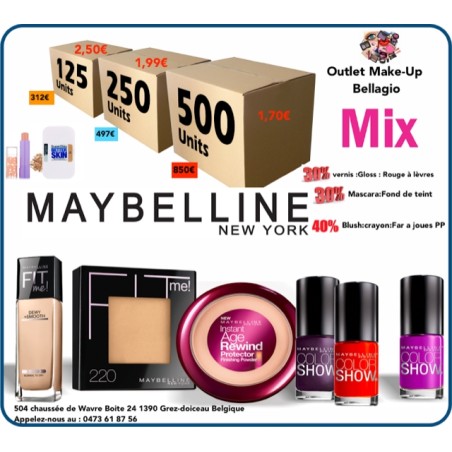 l'oreal & maybelline Mixt de 500 Pc