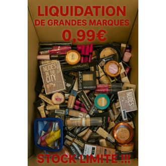 L'Oreal,Maybelline, HC Sephora, Lumene,Max Factor déstockage cartons