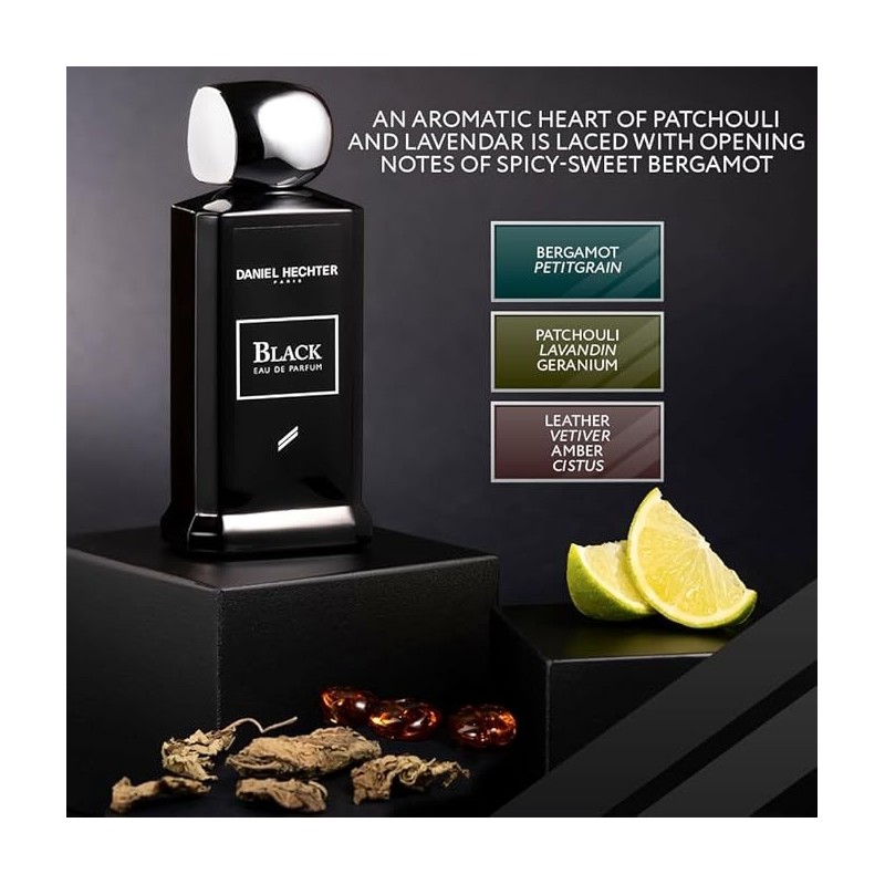 Pack de 6 Parfums Homme Daniel Hechter Couture Black 100 ml