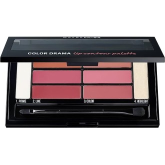 Palette lèvres pro Maybelline Lip Contour Drame, pack de 6 nuances int