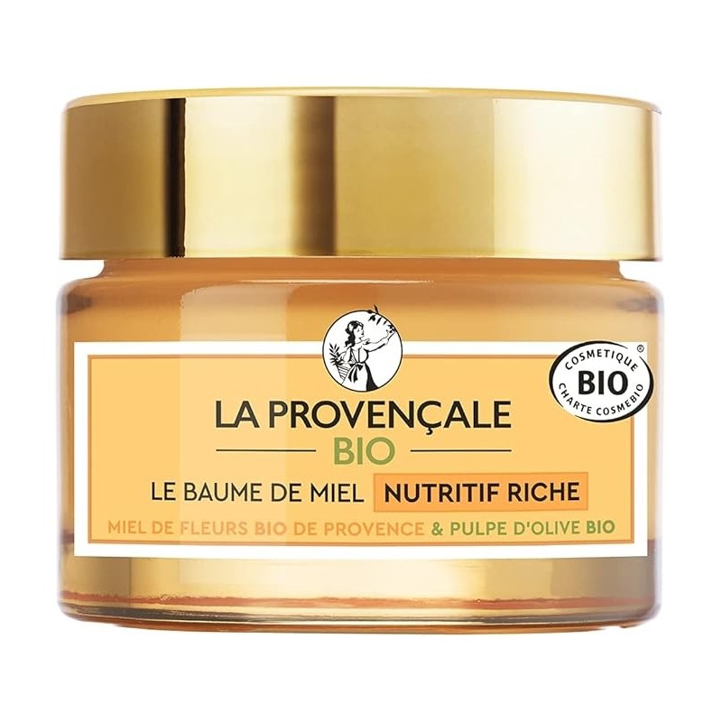 Pack de 6 Baumes Miel La Provençale Bio 50 ml – Soin Riche Peaux Sensibles