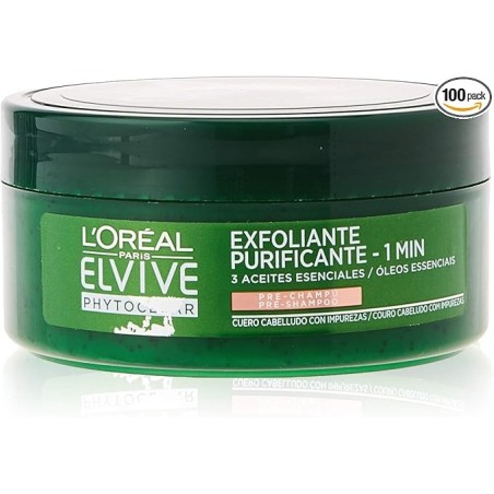 Pack de 6 Masques Pré-Shampoing Elvive Phytoclear Antipelliculaire