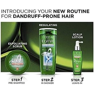 Pack de 6 Masques Pré-Shampoing Elvive Phytoclear Antipelliculaire