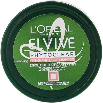 Pack de 6 Masques Pré-Shampoing Elvive Phytoclear Antipelliculaire