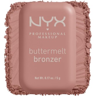NYX Professional Makeup Buttermelt Bronzer Butta Cup – Bronzer Crème Visage & Corps – Pack de 6