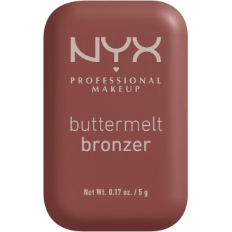 NYX Professional Makeup Buttermelt Bronzer Butta Dayz – Bronzer Crème Visage & Corps – Pack de 6