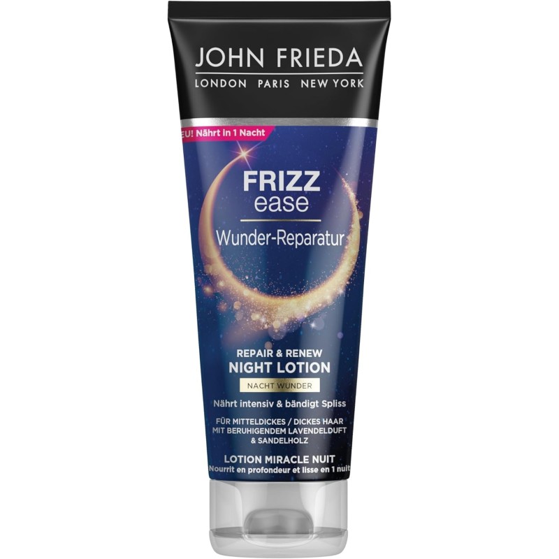 John Frieda Frizz Ease Lotion Capillaire Nuit Réparation 100 ml – Pack de 6